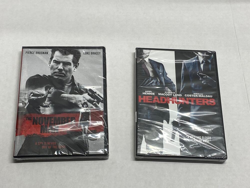 The November Man Headhunters DVD Lot Sealed Thriller Movies New